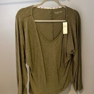 NEW Anthropologie Long Sleeved Shirt Large